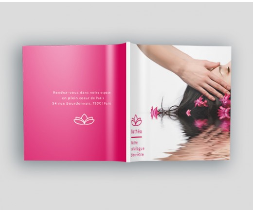 Brochure dos carré collé carrée