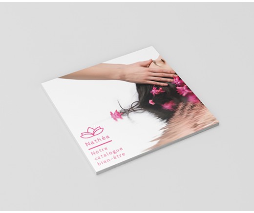 Brochure dos carré collé carrée
