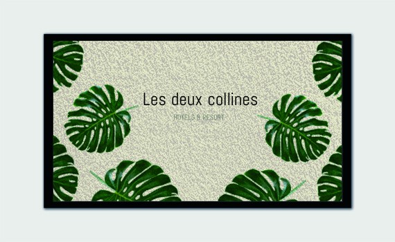 Tapis personnalisé 85 x 150 cm