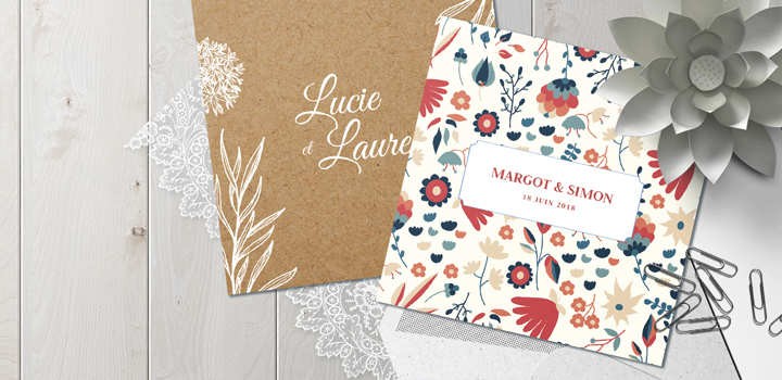 Votre faire-part de mariage au format enveloppe