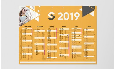 Impression rapide de calendriers muraux à bas prix