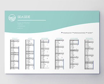 Votre calendrier cartonné